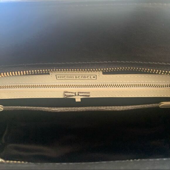 Henri Bendel A-List Satchel Black with Fringe - Picture 5 of 15